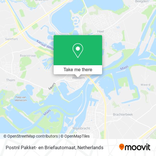 Postnl Pakket- en Briefautomaat map