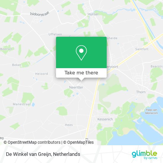 De Winkel van Greijn Karte