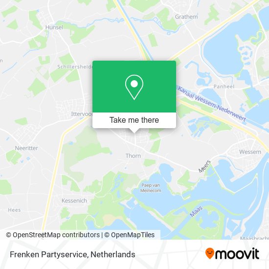 Frenken Partyservice map