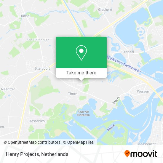 Henry Projects map