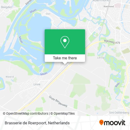 Brasserie de Roerpoort map