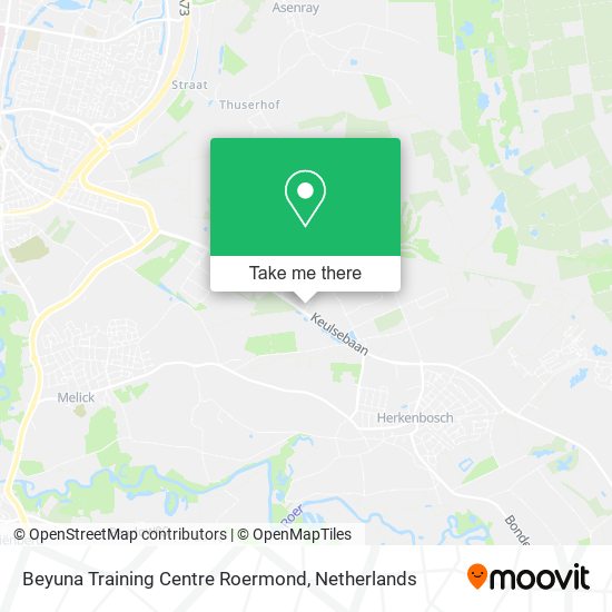 Beyuna Training Centre Roermond map