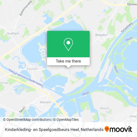 Kinderkleding- en Speelgoedbeurs Heel map