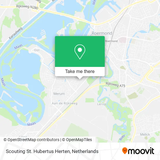 Scouting St. Hubertus Herten map