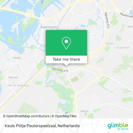 Keuls Pötje Peuterspeelzaal Karte