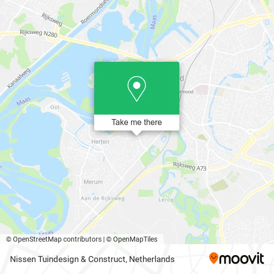 Nissen Tuindesign & Construct map