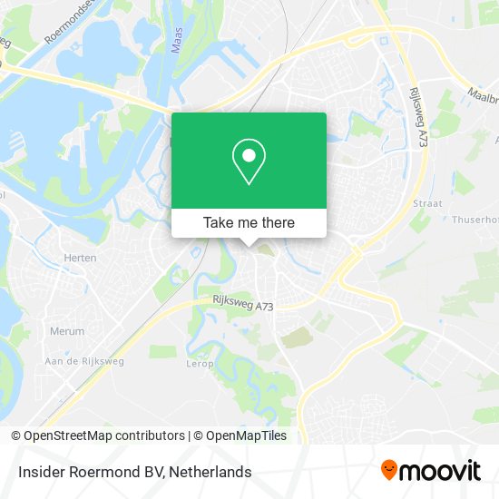 Insider Roermond BV map