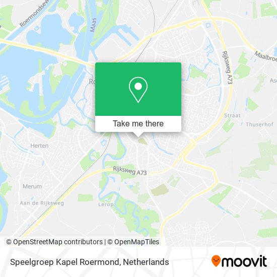 Speelgroep Kapel Roermond map