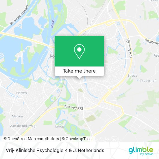 Vrij- Klinische Psychologie K & J map