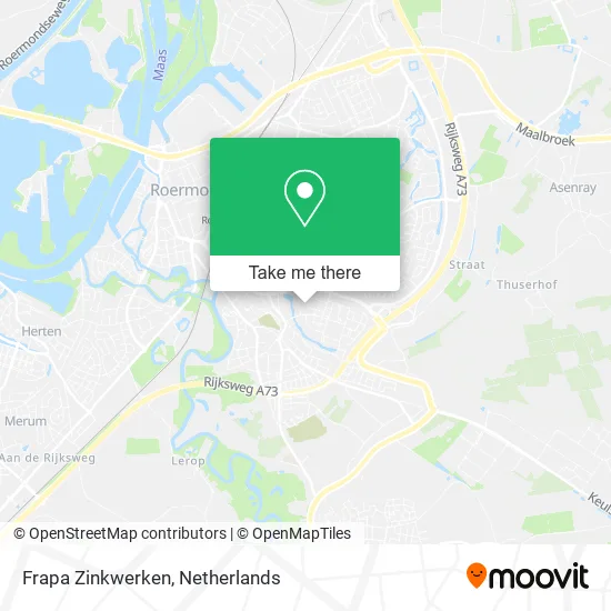 Frapa Zinkwerken map