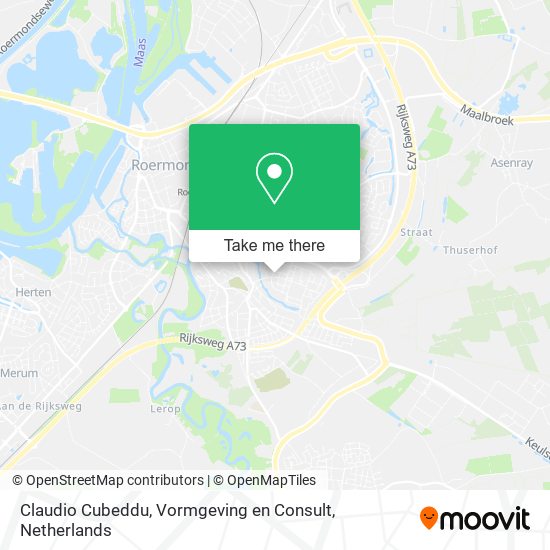 Claudio Cubeddu, Vormgeving en Consult map