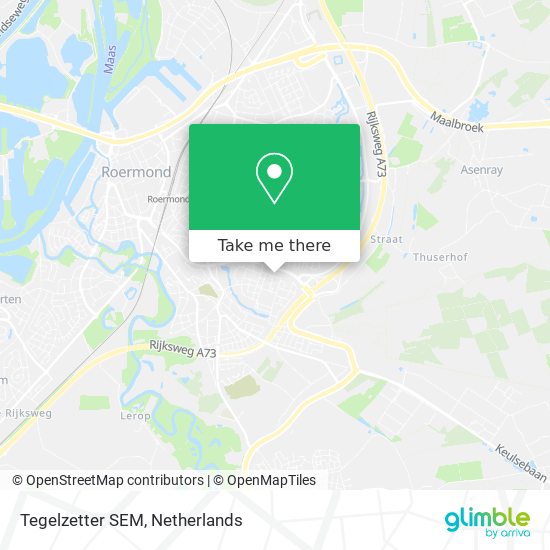 Tegelzetter SEM map