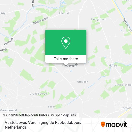 Vastelaoves Vereiniging de Rabbedabben map