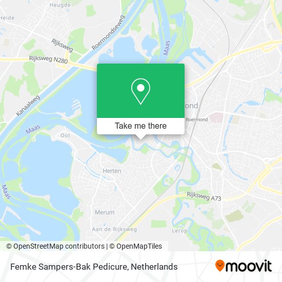 Femke Sampers-Bak Pedicure map