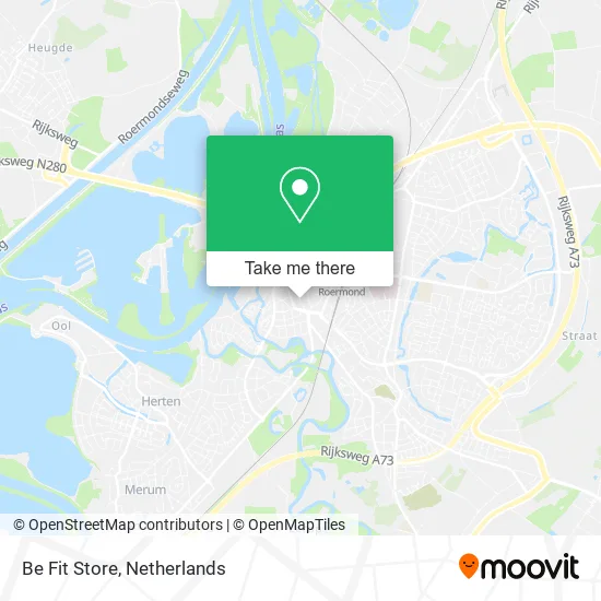 Be Fit Store map