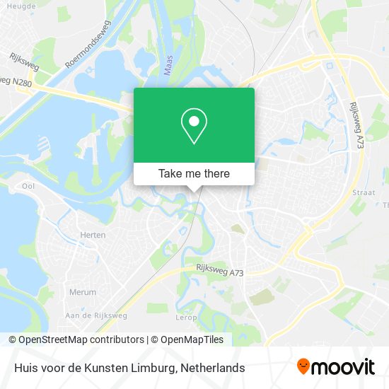 Huis voor de Kunsten Limburg Karte