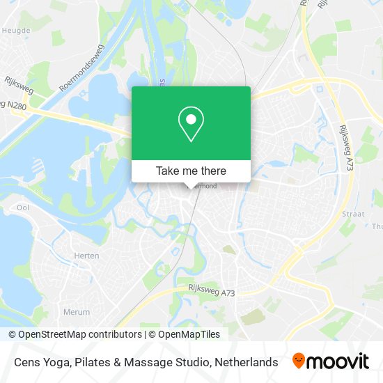 Cens Yoga, Pilates & Massage Studio map
