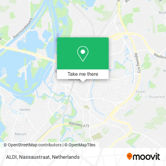 ALDI, Nassaustraat map