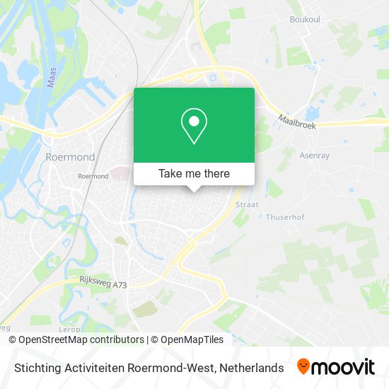 Stichting Activiteiten Roermond-West Karte