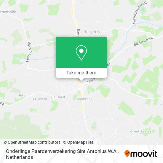 Onderlinge Paardenverzekering Sint Antonius W.A. map