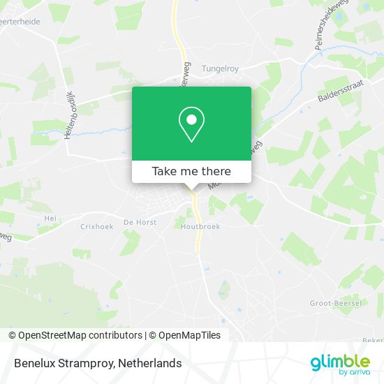 Benelux Stramproy map