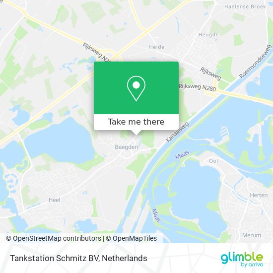 Tankstation Schmitz BV Karte