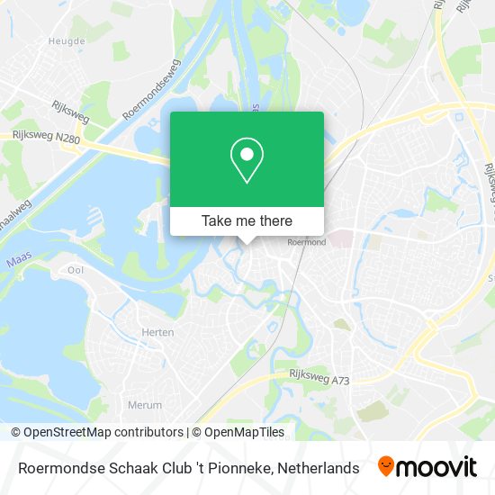 Roermondse Schaak Club 't Pionneke map