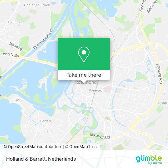 Holland & Barrett map