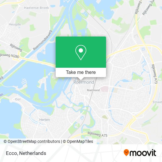How to get to Ecco in Roermond or Bus?