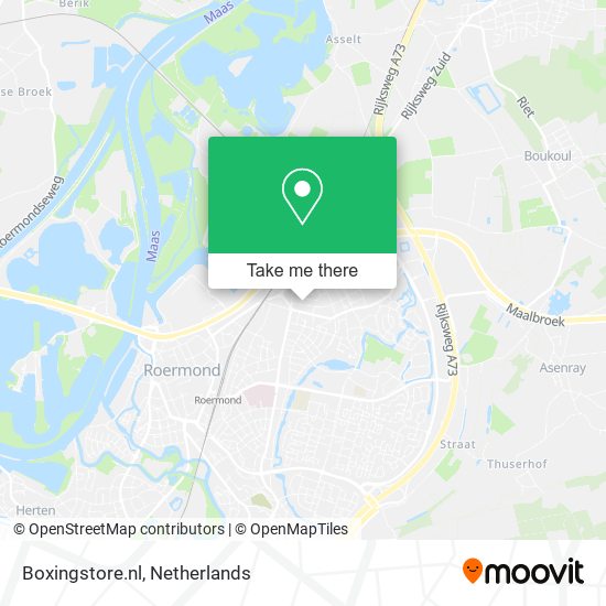 Boxingstore.nl map