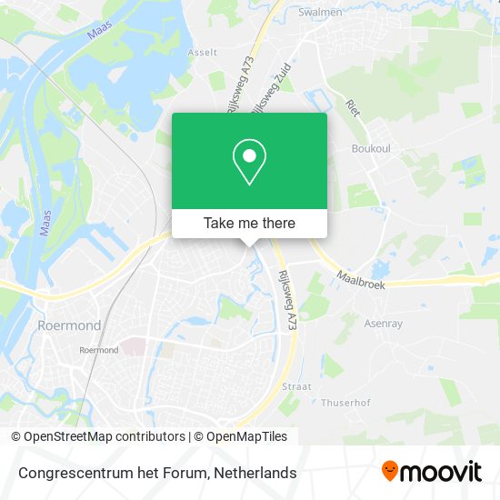 Congrescentrum het Forum map