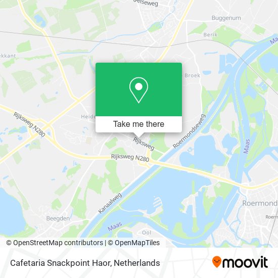 Cafetaria Snackpoint Haor map