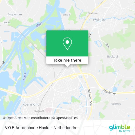 V.O.F. Autoschade Haskar map