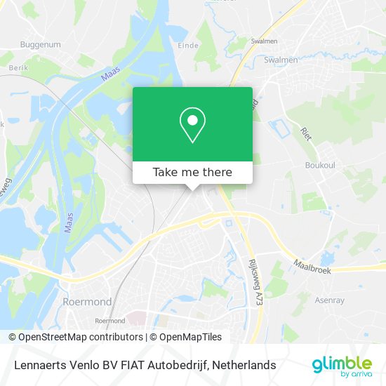Lennaerts Venlo BV FIAT Autobedrijf Karte