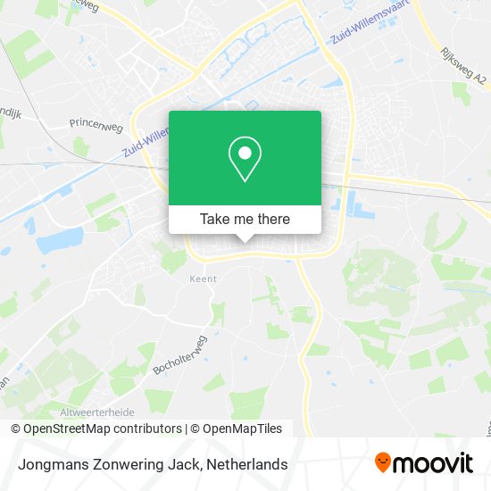 Jongmans Zonwering Jack map
