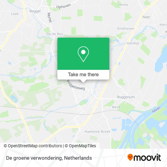 De groene verwondering map