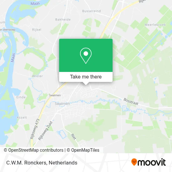 C.W.M. Ronckers map