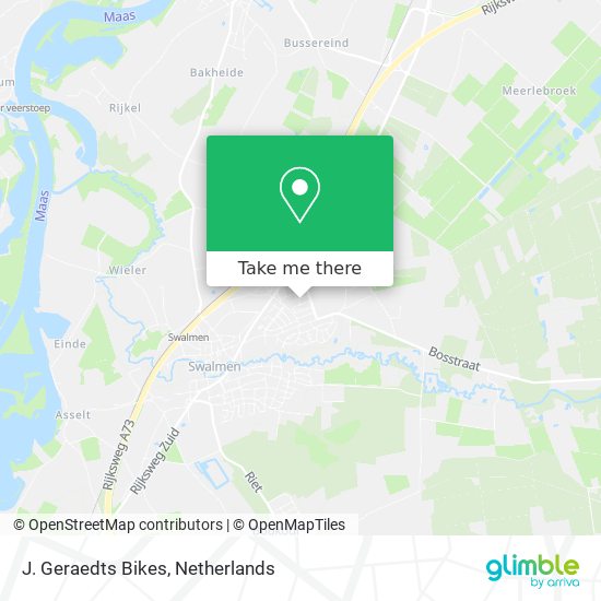 J. Geraedts Bikes map