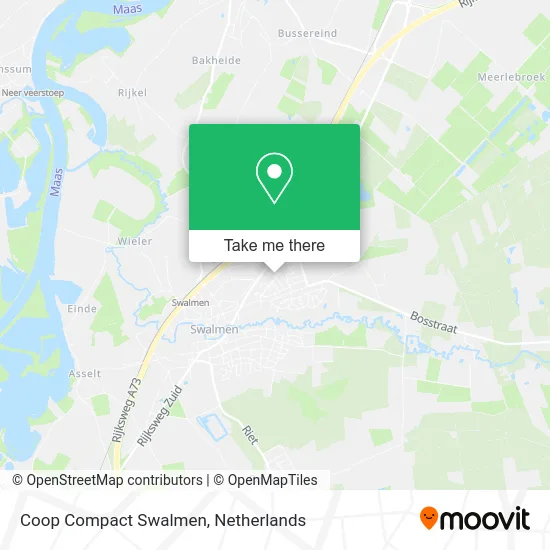 Coop Compact Swalmen map