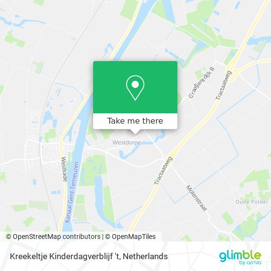 Kreekeltje Kinderdagverblijf 't map