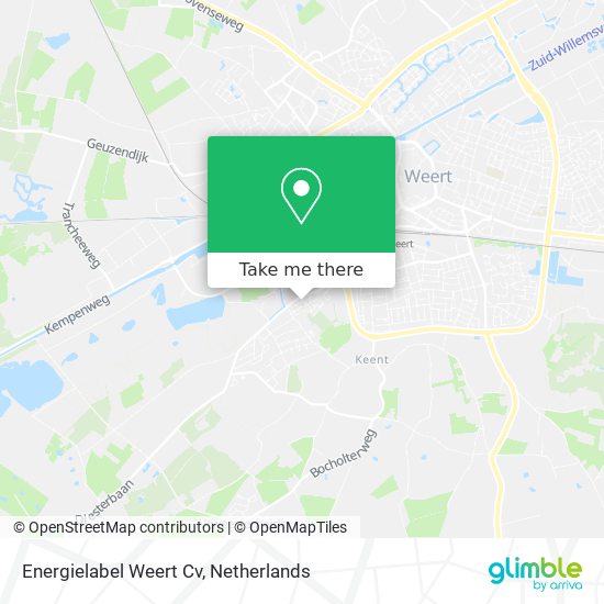 Energielabel Weert Cv map