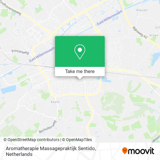 Aromatherapie Massagepraktijk Sentido map