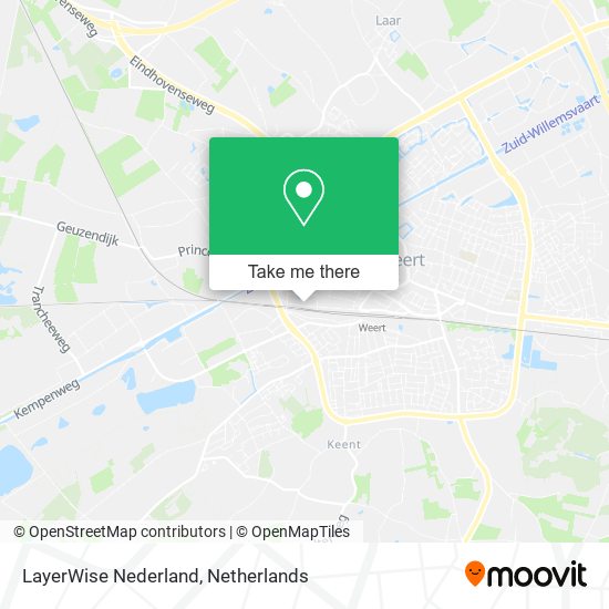 LayerWise Nederland map