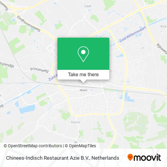 Chinees-Indisch Restaurant Azie B.V. map