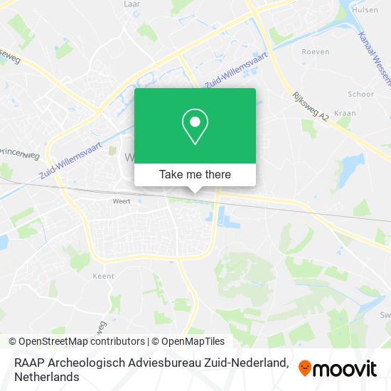 RAAP Archeologisch Adviesbureau Zuid-Nederland map