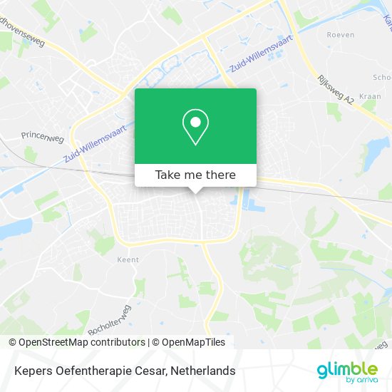 Kepers Oefentherapie Cesar map