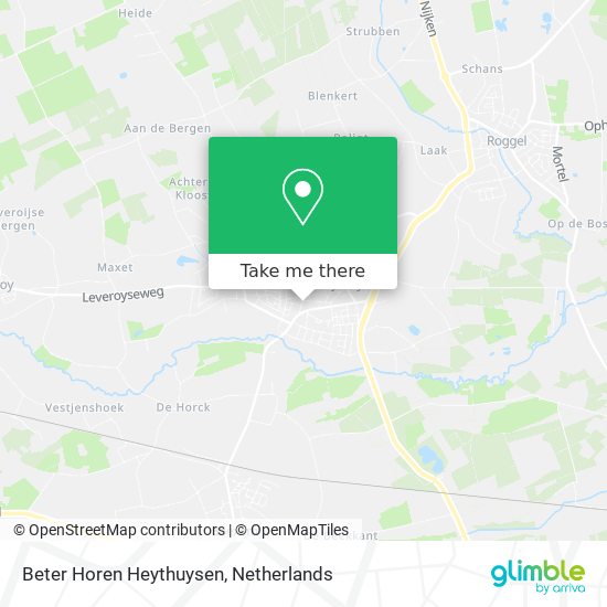 Beter Horen Heythuysen map