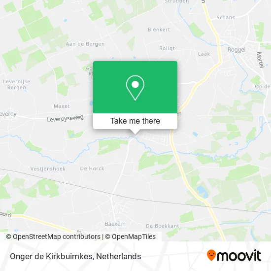 Onger de Kirkbuimkes map