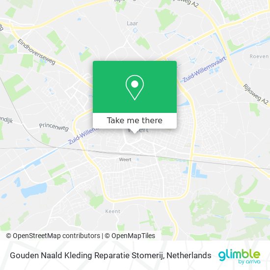 Gouden Naald Kleding Reparatie Stomerij map