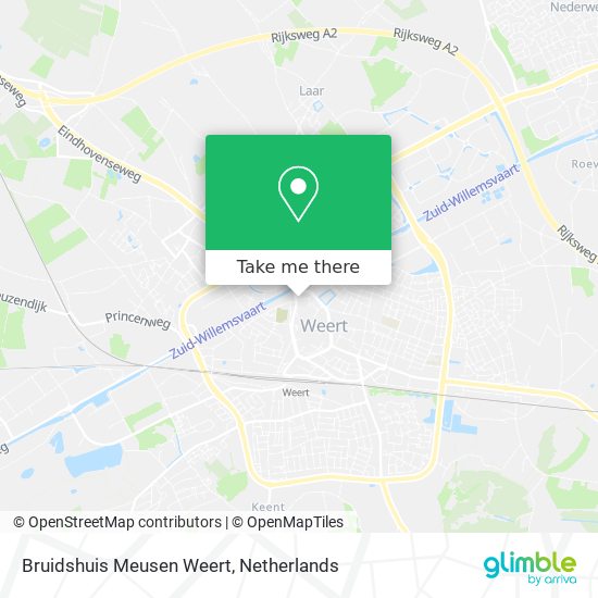 Bruidshuis Meusen Weert map